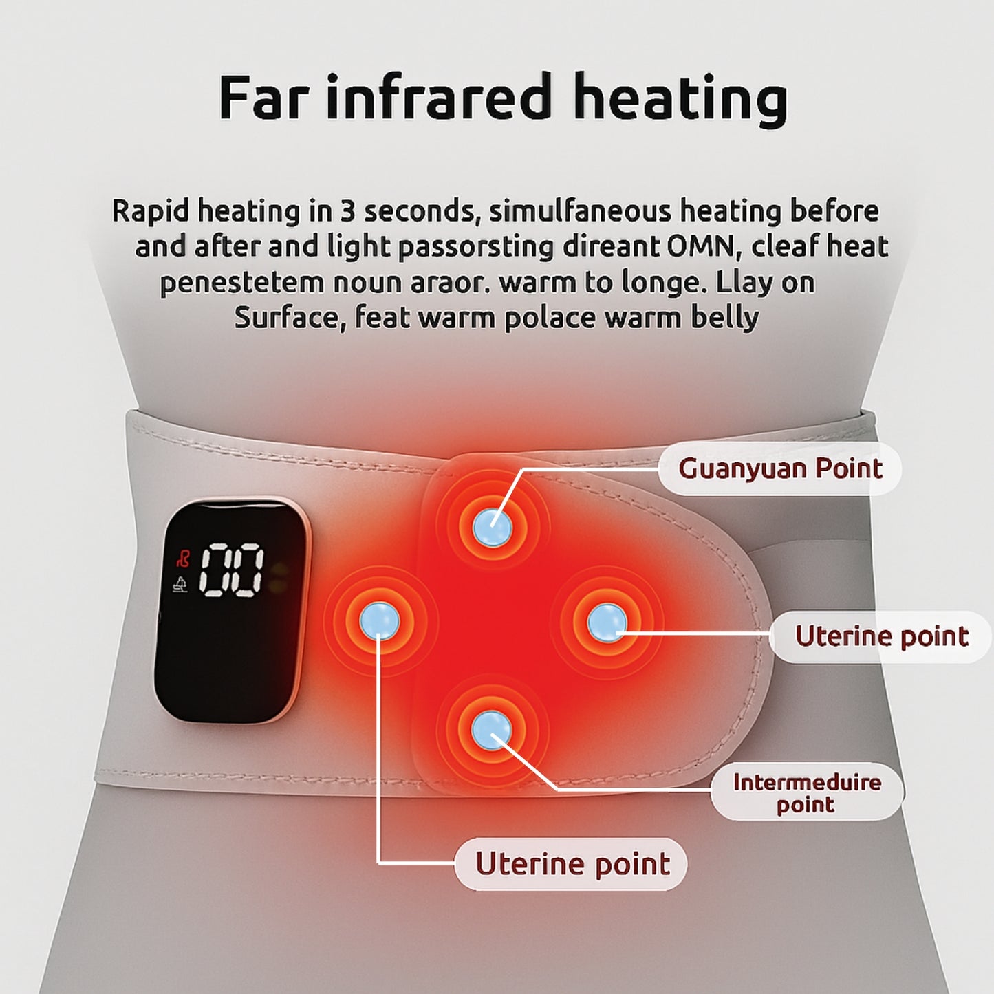 Heated Back Massager for Lower Back Pain Relief